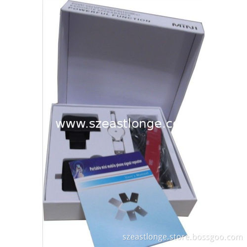 Portable Mini Cell Phone Signal Repeater , 3g White Amplifier For Travel